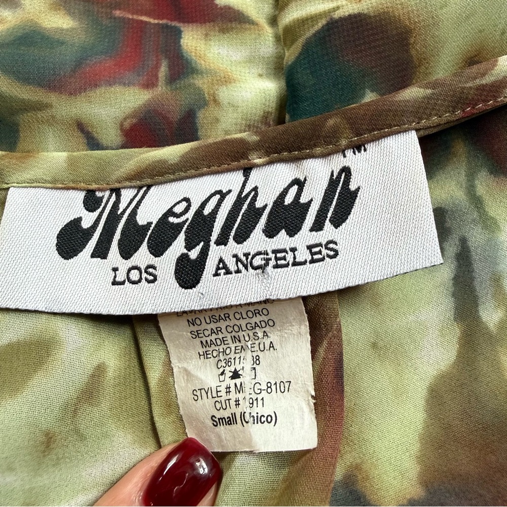 Meghan Los Angeles Bohemian Tie Dye Maxi Dress Size Small/Medium - Picture 9 of 10